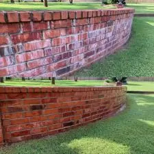 White Stains on Brick Cleaning - Power Washing Edmond Oklahoma 0